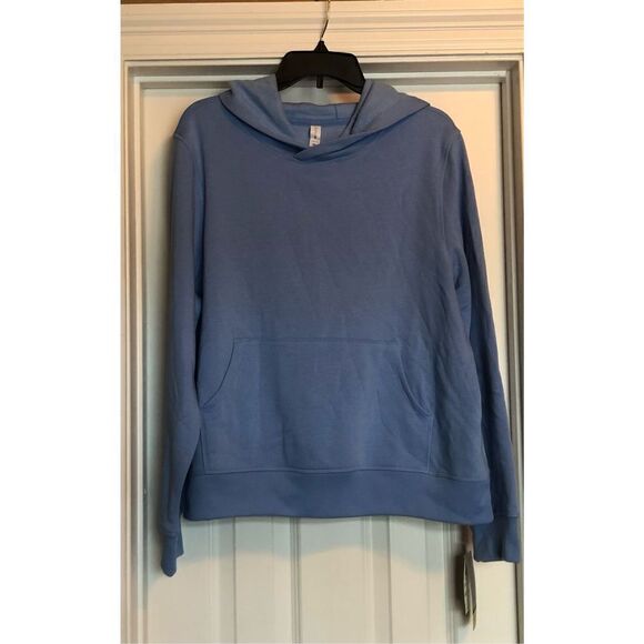 IDEOLOGY - L Sz XXL Off Duty Fleece Pullover Hoodie in Passion Blue Comfy & NWT! - Picture 14 of 15